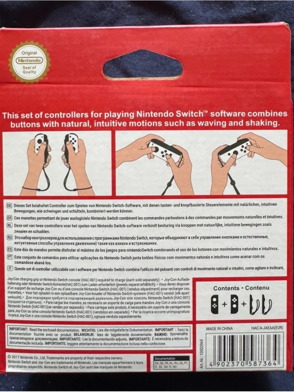 Nintendo bright purple